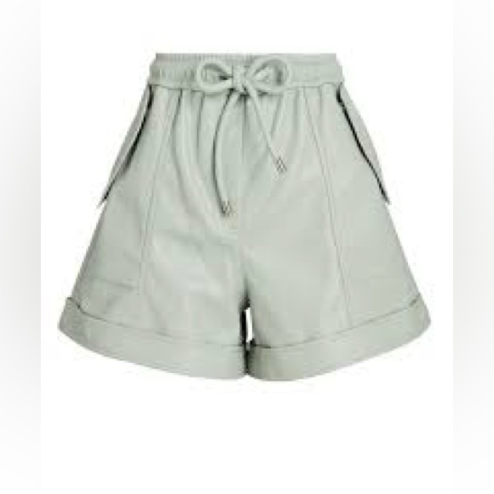 Like New - JONATHAN SIMKHAI DOAH VEGAN LEATHER SHORTS